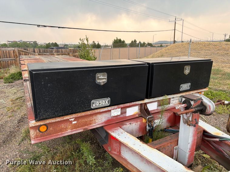 image for item EW2185 1999 Trail-Eze PDLX20TC30 tilt deck equipment trailer