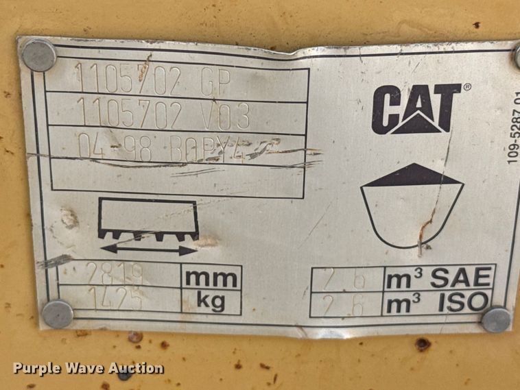image for item EW4122 1998 Caterpillar 938G wheel loader