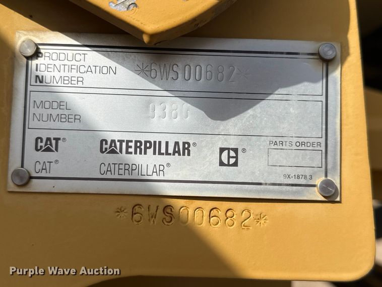 image for item EW4122 1998 Caterpillar 938G wheel loader