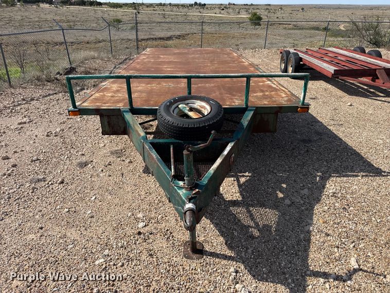 image for item EW4127 1998 Shop built utility trailer