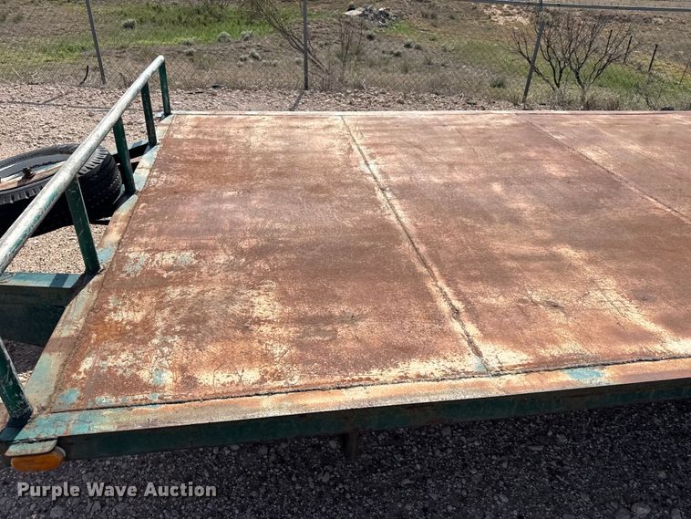 image for item EW4127 1998 Shop built utility trailer