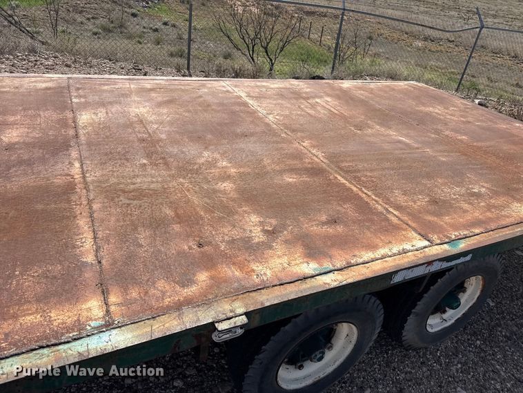 image for item EW4127 1998 Shop built utility trailer