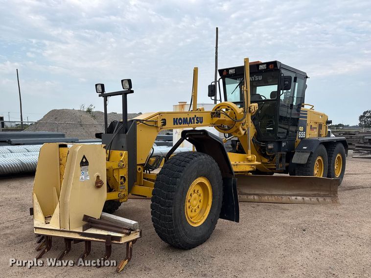 2006 Komatsu GD655 motor grader