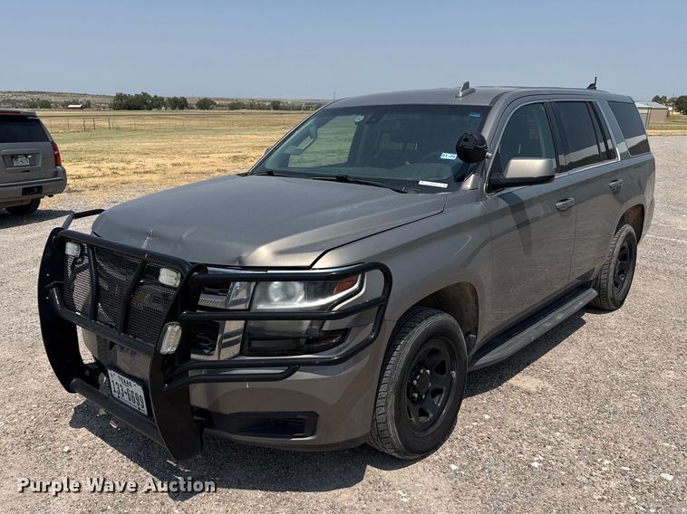 2018 Chevrolet Tahoe Police SUV