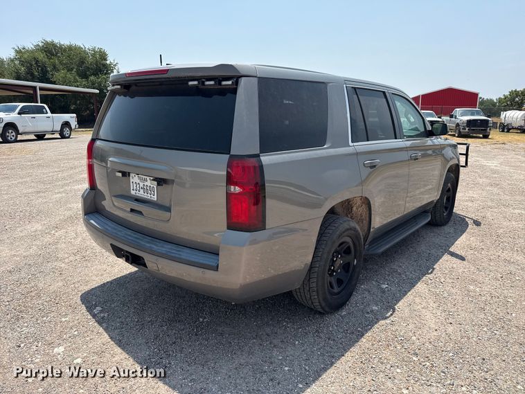 image for item EW4179 2018 Chevrolet Tahoe Police SUV