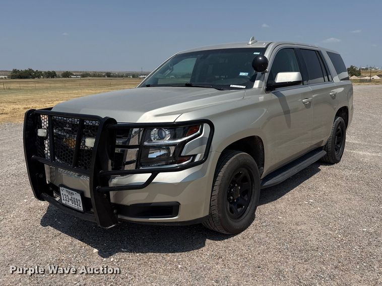 2017 Chevrolet Tahoe Police SUV