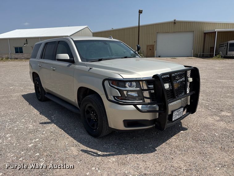 image for item EW4180 2017 Chevrolet Tahoe Police SUV