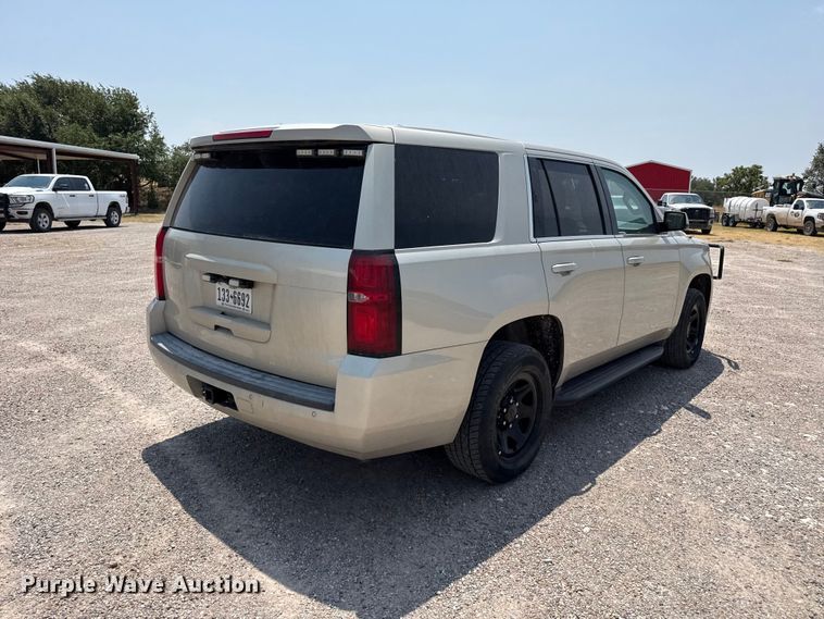 image for item EW4180 2017 Chevrolet Tahoe Police SUV
