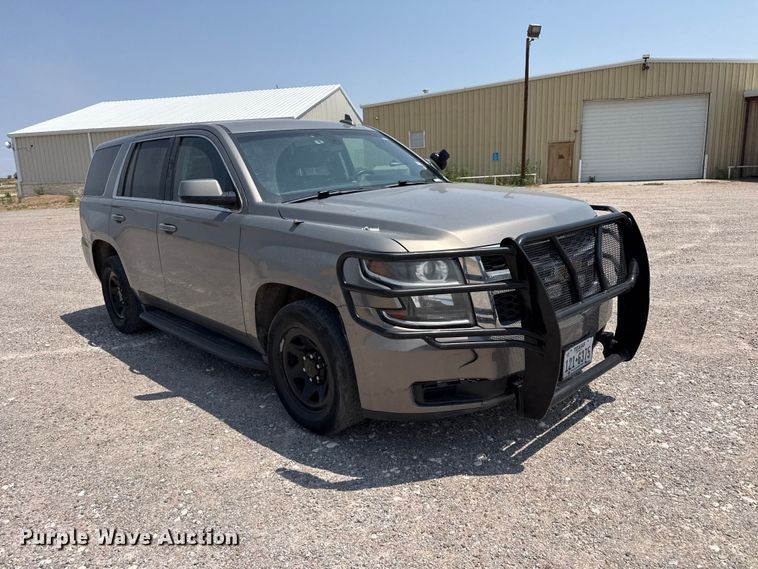 image for item EW4181 2018 Chevrolet Tahoe Police SUV
