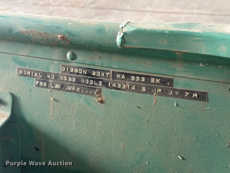 image for item EW4189 Gibson boat