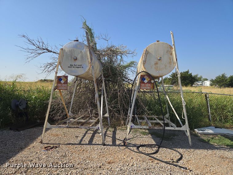 image for item EW8558 (2) fuel tanks with stands
