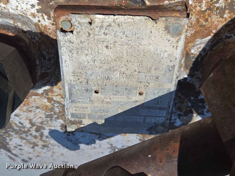 image for item EW8569 1949 Trinity steel co. propane tank