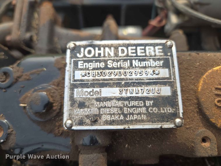 image for item EW8586 John Deere F935 lawn mower