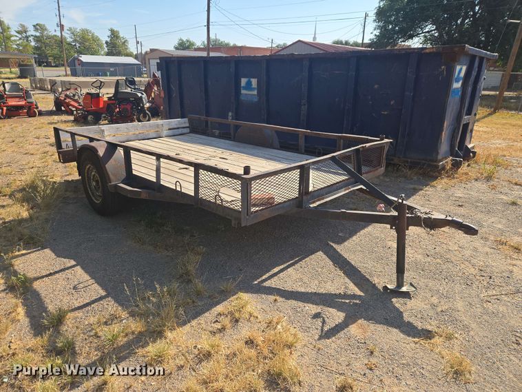 image for item EW8598 Shop Built utility trailer