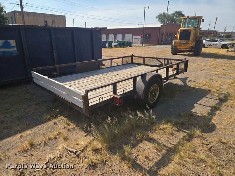 image for item EW8598 Shop Built utility trailer