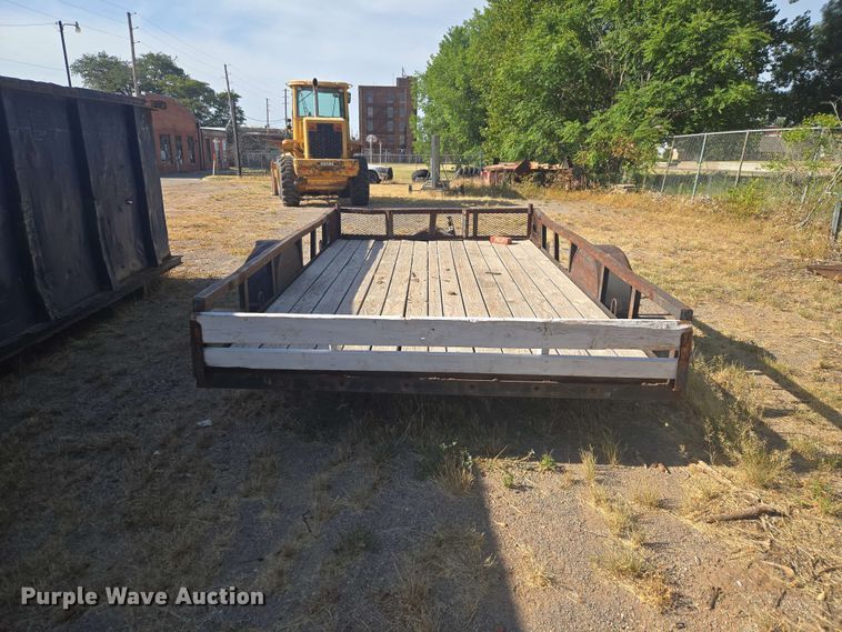image for item EW8598 Shop Built utility trailer