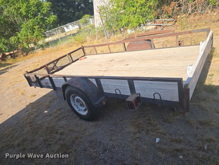 image for item EW8598 Shop Built utility trailer