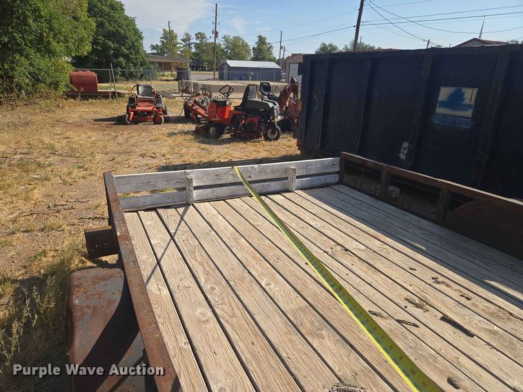 image for item EW8598 Shop Built utility trailer