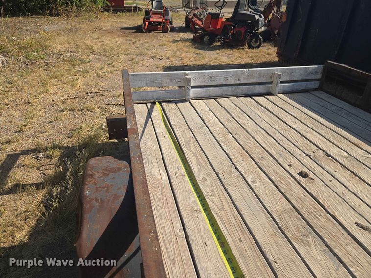 image for item EW8598 Shop Built utility trailer