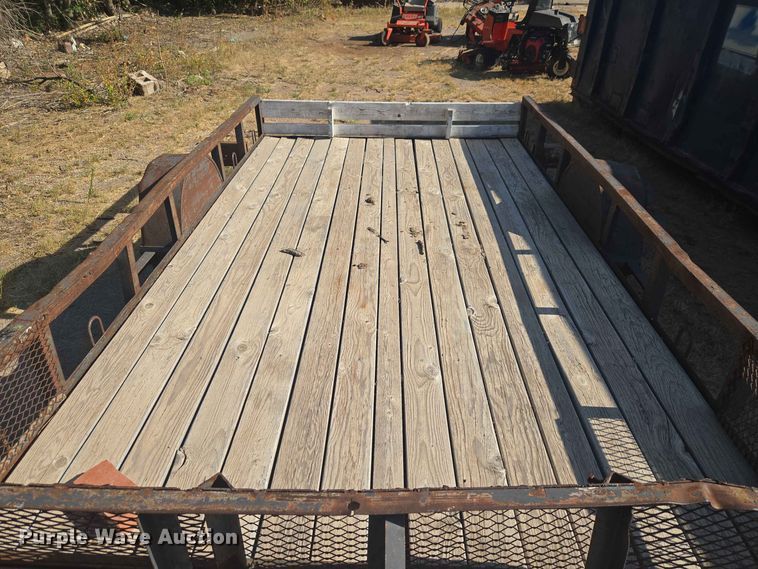 image for item EW8598 Shop Built utility trailer