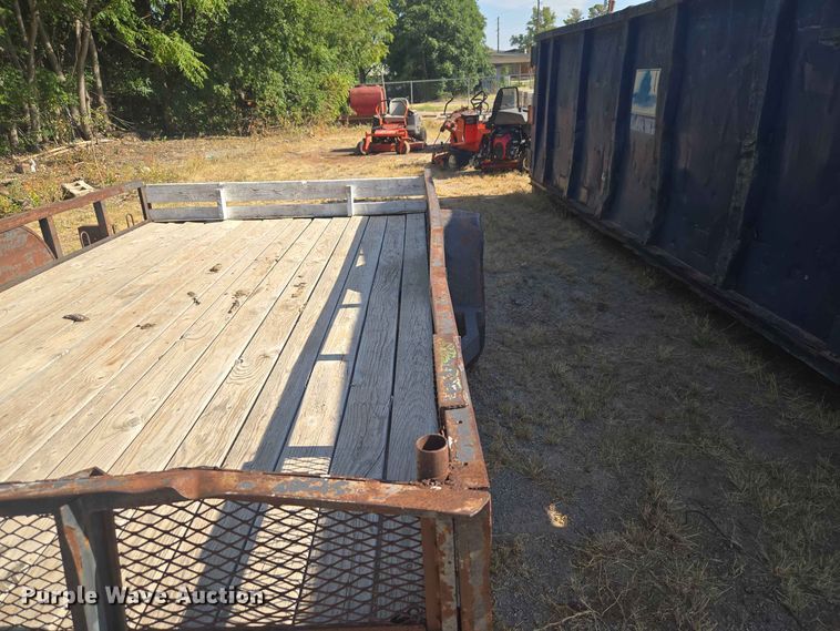 image for item EW8598 Shop Built utility trailer