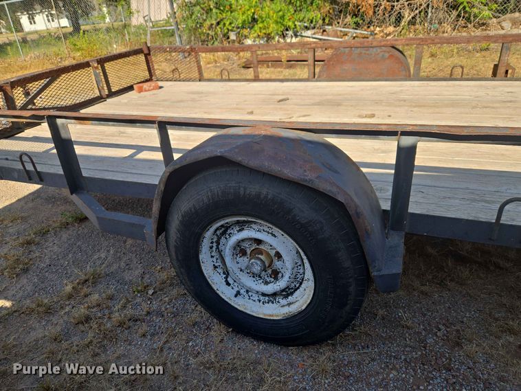 image for item EW8598 Shop Built utility trailer