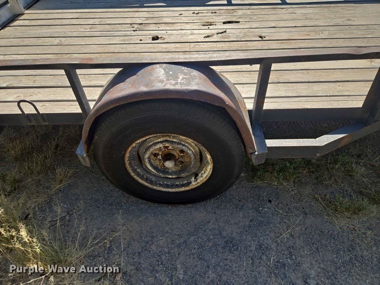 image for item EW8598 Shop Built utility trailer