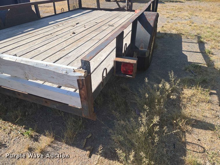 image for item EW8598 Shop Built utility trailer
