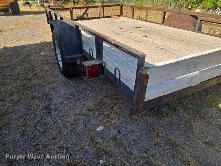 image for item EW8598 Shop Built utility trailer