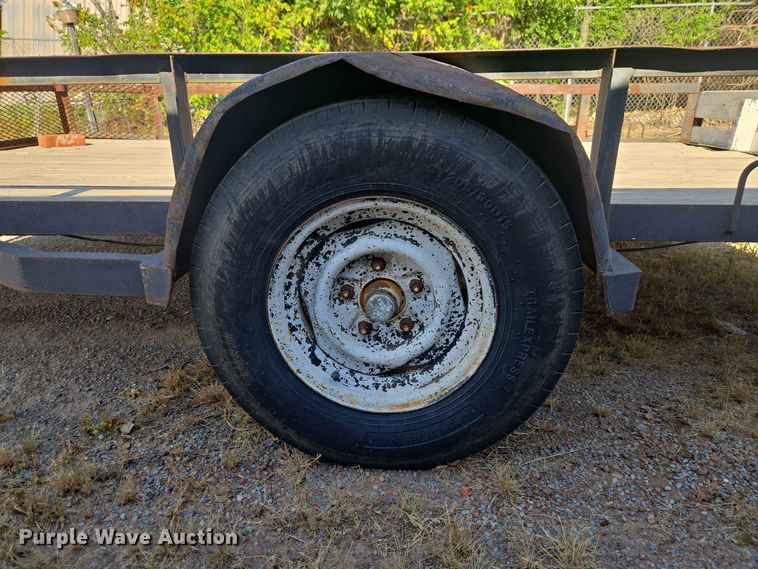 image for item EW8598 Shop Built utility trailer