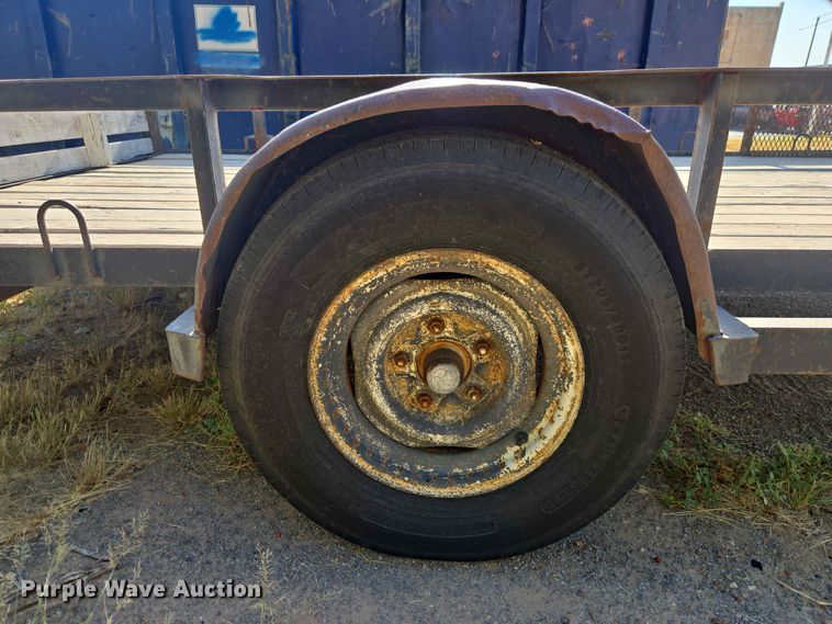 image for item EW8598 Shop Built utility trailer