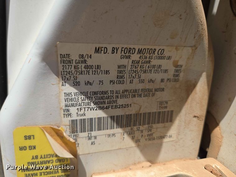 image for item EW8602 2015 Ford F250 Super Duty Crew Cab pickup truck