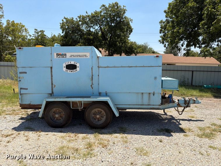 image for item EW8619 Sreco-Flexible HV2000TR sewer jetter trailer