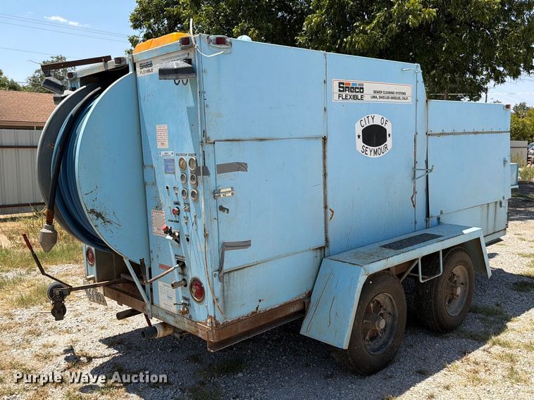 image for item EW8619 Sreco-Flexible HV2000TR sewer jetter trailer