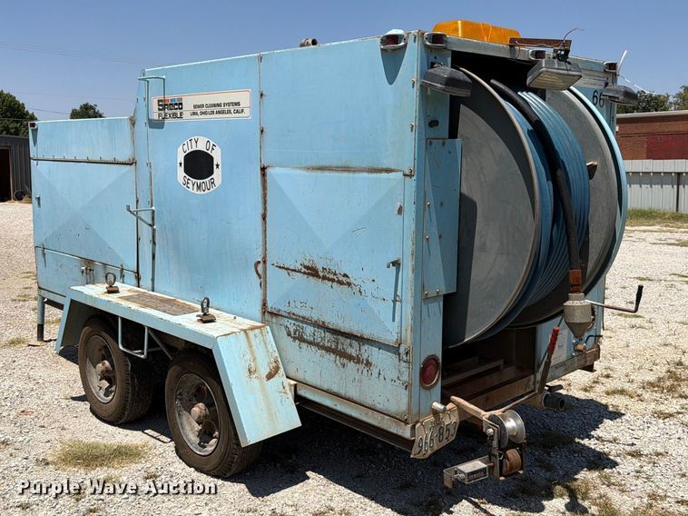 image for item EW8619 Sreco-Flexible HV2000TR sewer jetter trailer