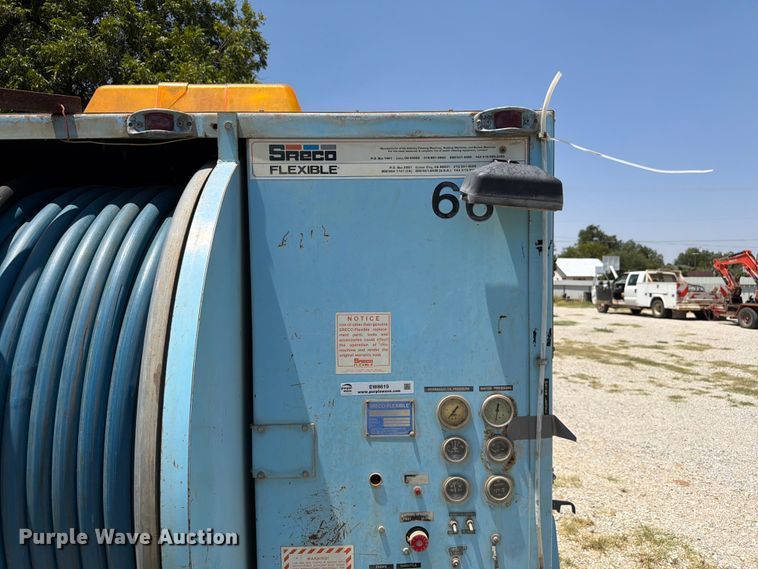 image for item EW8619 Sreco-Flexible HV2000TR sewer jetter trailer