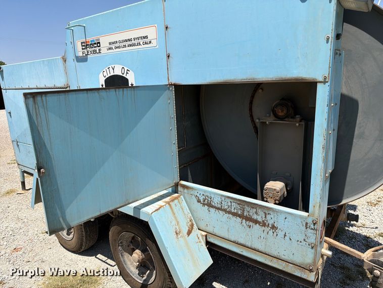 image for item EW8619 Sreco-Flexible HV2000TR sewer jetter trailer