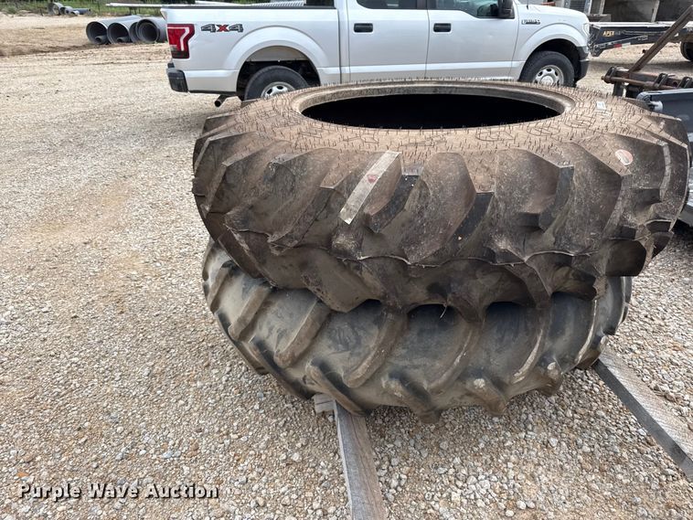 image for item EX2145 (2) Good Year 18.4-38 tires