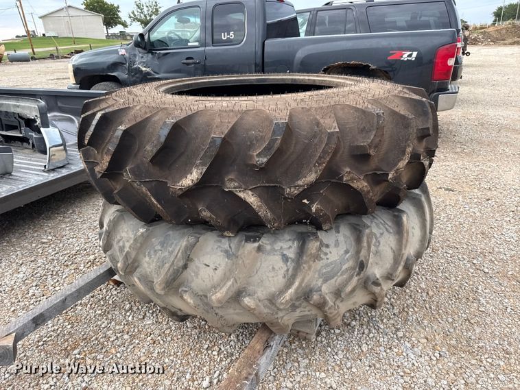 image for item EX2145 (2) Good Year 18.4-38 tires