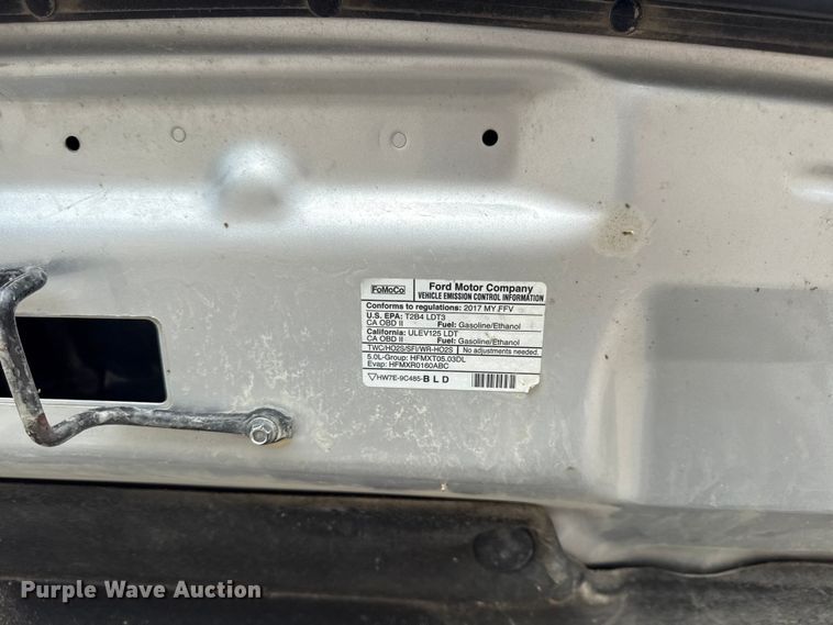 image for item EX2148 2017 Ford F150 XL Crew Cab pickup truck