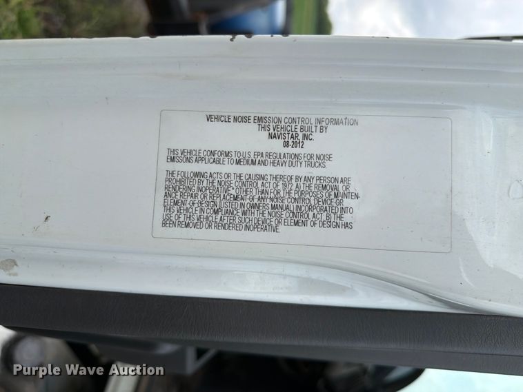 image for item EX4523 2013 International WorkStar 7400 truck cab and chassis
