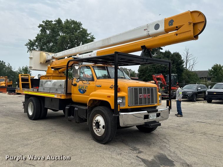 image for item FB5841 1990 GMC Topkick bucket truck