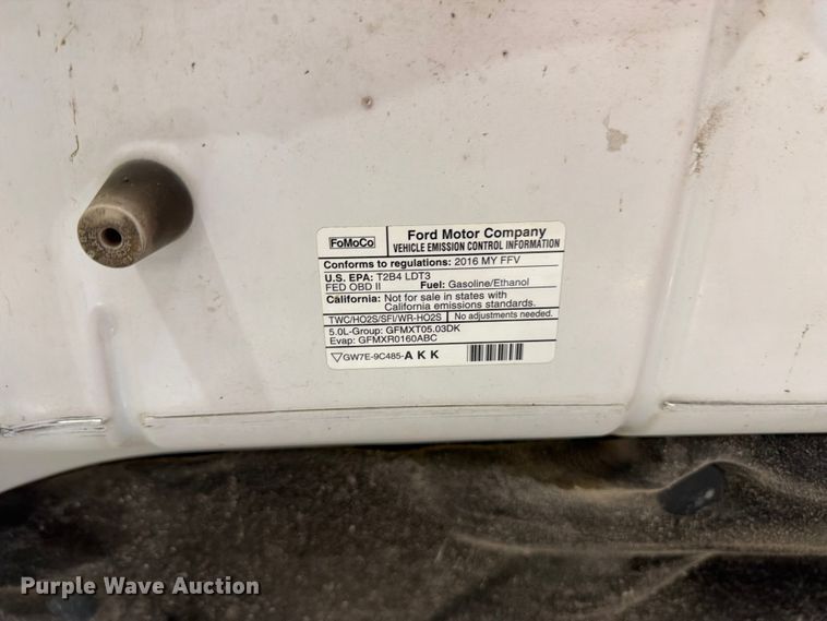 image for item FB5927 2016 Ford F150 Crew Cab pickup truck