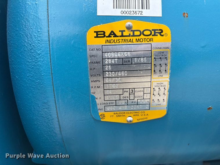 image for item FB8767 Kellogg American A462TVX air compressor
