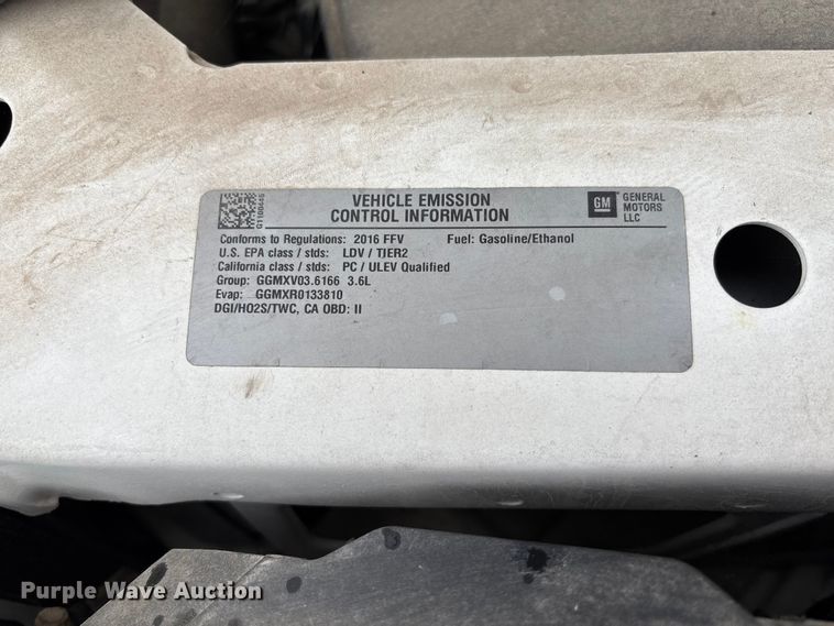 image for item FC1854 2016 Chevrolet  Impala Limited Police 