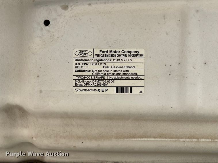 image for item FC2013 2013 Ford F-150 Ext. Cab pickup truck