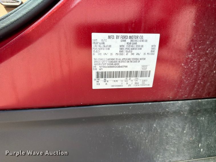 image for item FC3277 2016 Ford Explorer SUV