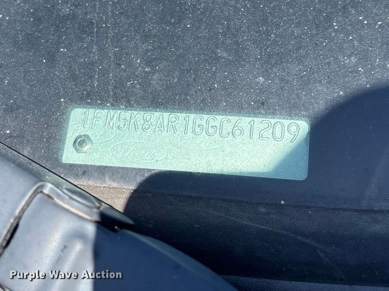 image for item FG0275 2016 Ford Explorer SUV