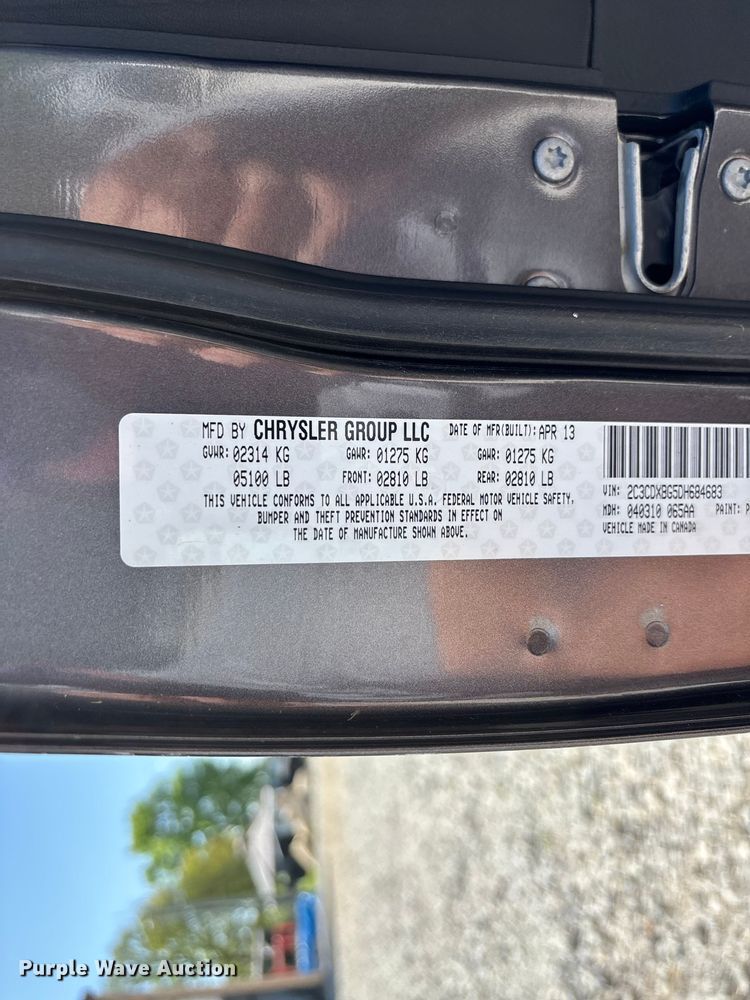 image for item FG0276 2013 Dodge Charger 