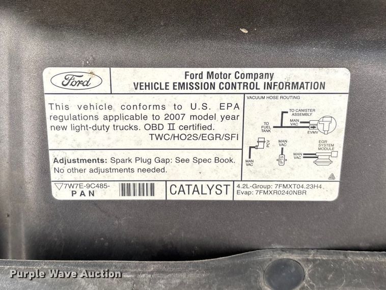 image for item FG0279 2007 Ford F150 XL pickup truck